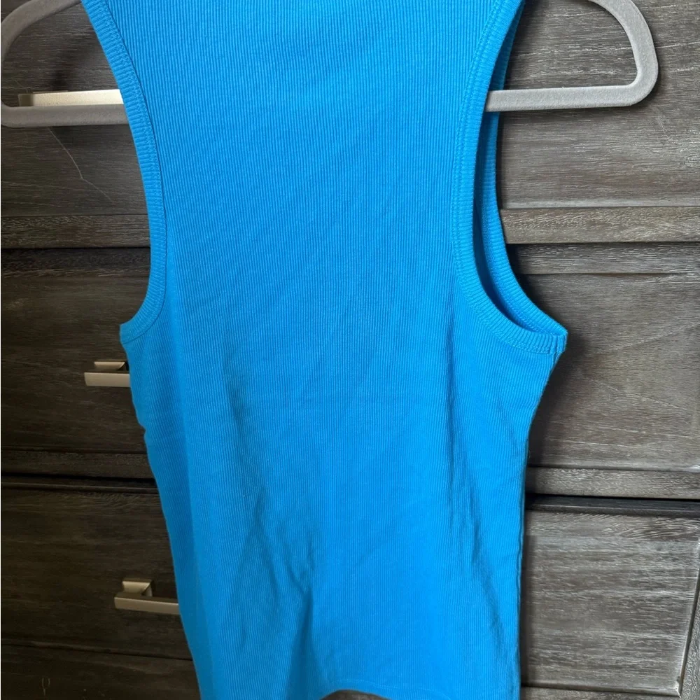 J.Crew Ribbed Azure Tank - Picture 6 of 6